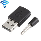 3.5mm & USB Bluetooth Adapter Dongle Receiver and Transmitters for Sony PlayStation PS4, For PS4